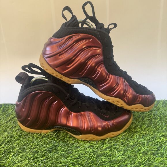 Nike Air Foamposite One Night Maroon Gum Men\'s Size 9.5 Used Exelent main image 6